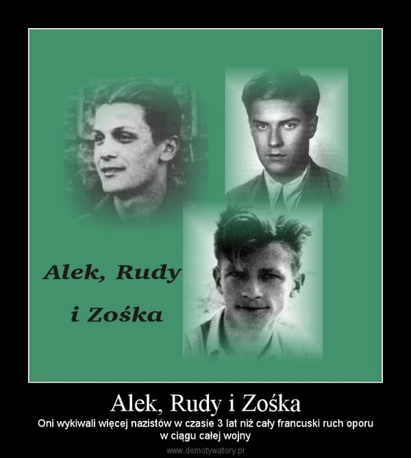 Alek, Rudy i Zośka