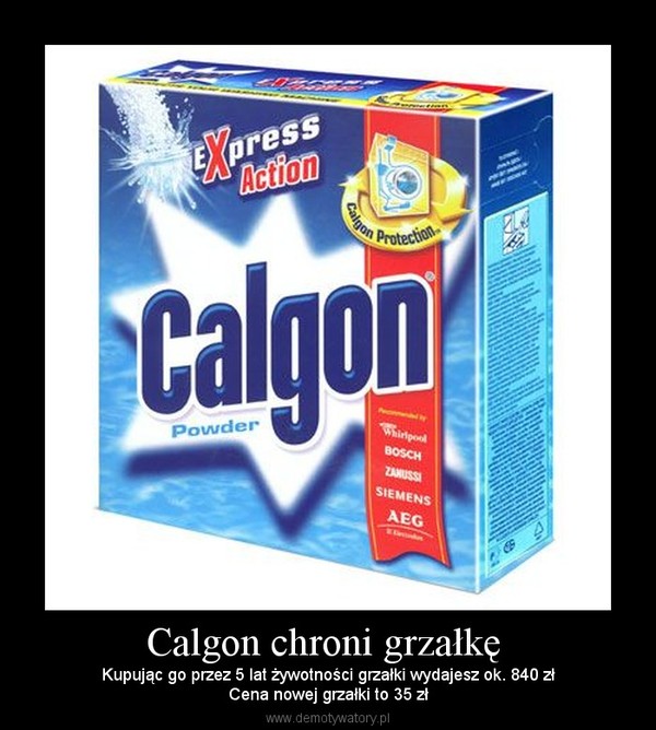 Calgon chroni grzałkę 