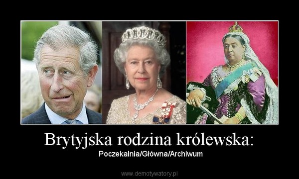 Brytyjska rodzina królewska: –  Poczekalnia/Główna/Archiwum 