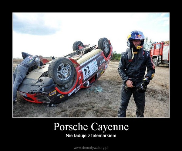 Porsche Cayenne – Nie ląduje z telemarkiem 