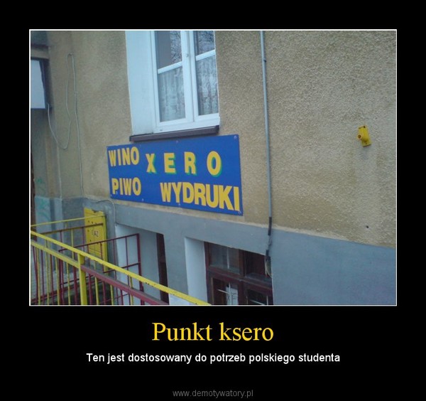 Punkt ksero – Ten jest dostosowany do potrzeb polskiego studenta 