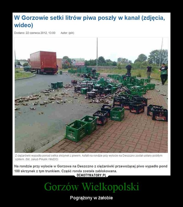 Gorzów Wielkopolski – Pogrążony w żałobie 