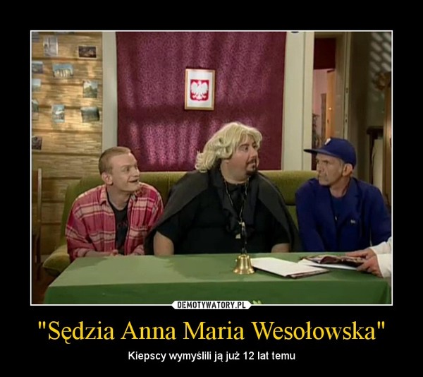 "Sędzia Anna Maria Wesołowska"