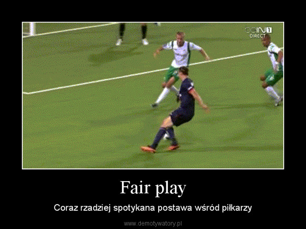 Fair play – Coraz rzadziej spotykana postawa wśród piłkarzy 