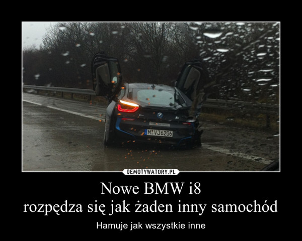 Nowe BMW i8rozpędza się jak żaden inny samochód – Hamuje jak wszystkie inne 