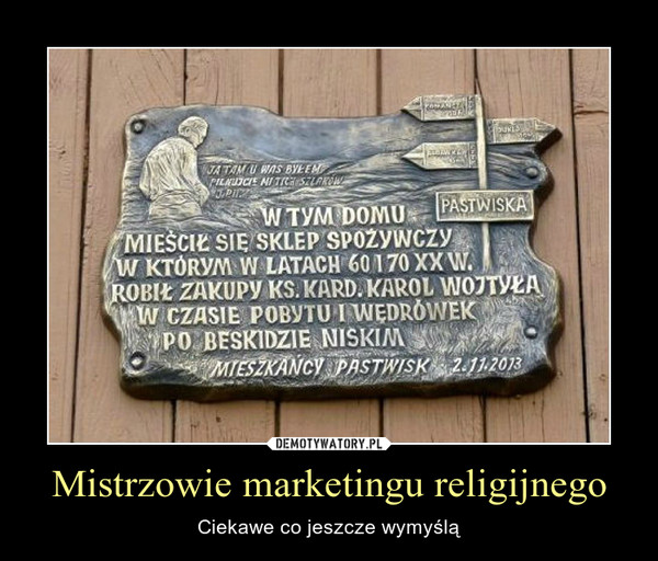 Mistrzowie marketingu religijnego