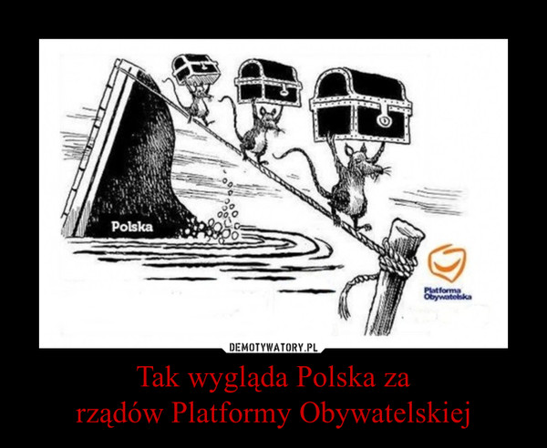 Tak wygląda Polska zarządów Platformy Obywatelskiej –  