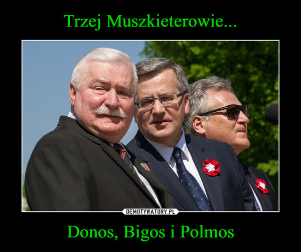 Trzej Muszkieterowie... Donos, Bigos i Polmos