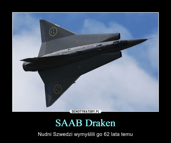 SAAB Draken – Nudni Szwedzi wymyślili go 62 lata temu 