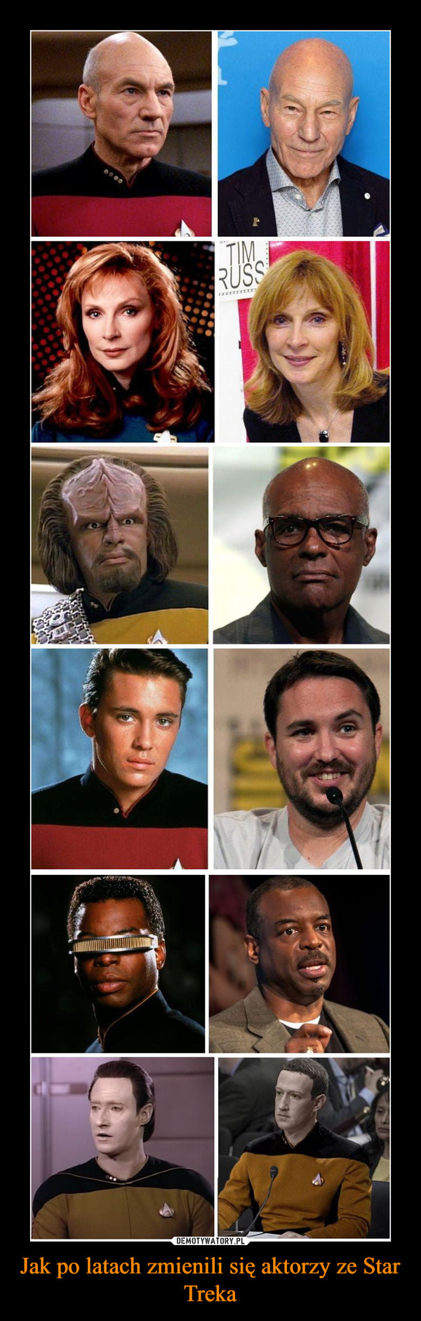 Jak po latach zmienili się aktorzy ze Star Treka –  