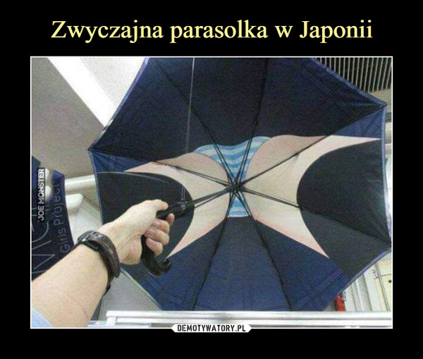 Zwyczajna parasolka w Japonii