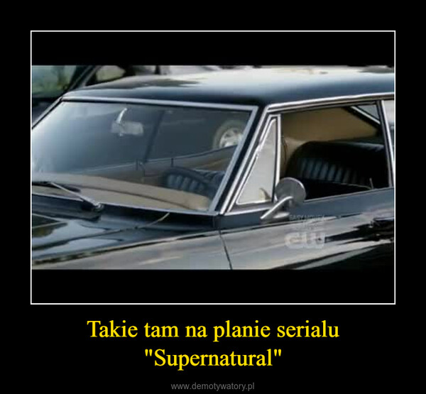 Takie tam na planie serialu "Supernatural" –  