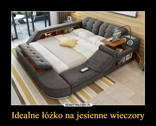 Idealne łóżko na jesienne wieczory –  