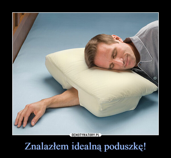 Znalazłem idealną poduszkę! –  