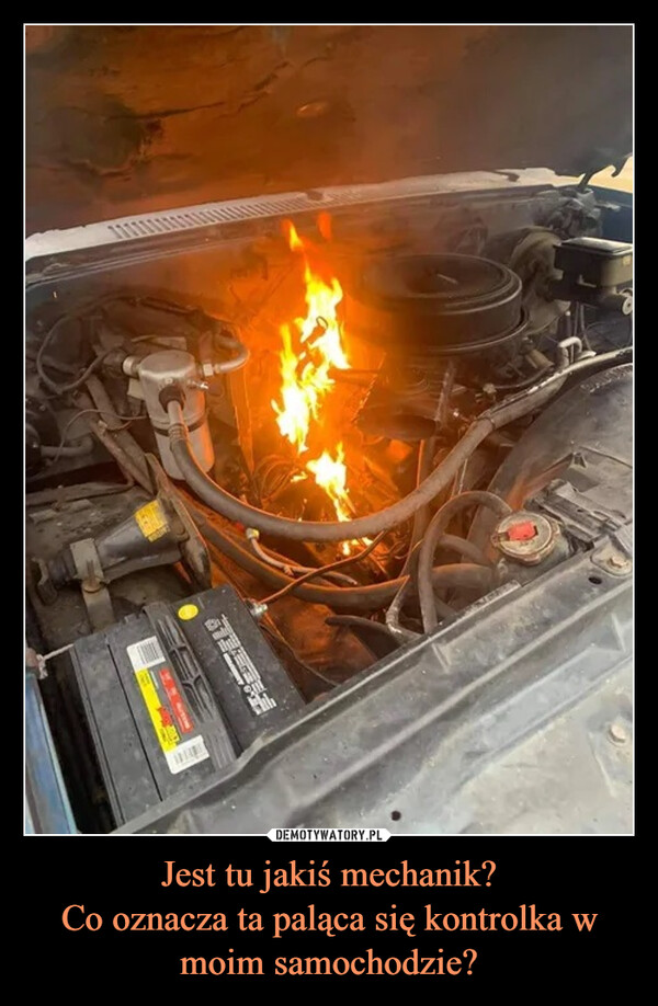 Jest tu jakiś mechanik?
Co oznacza ta paląca się kontrolka w moim samochodzie?