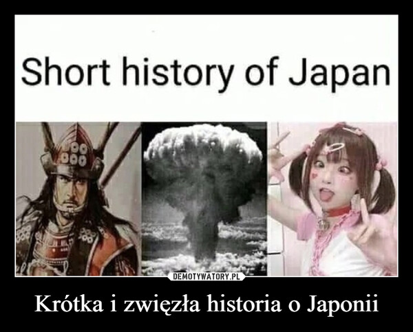 Krótka i zwięzła historia o Japonii