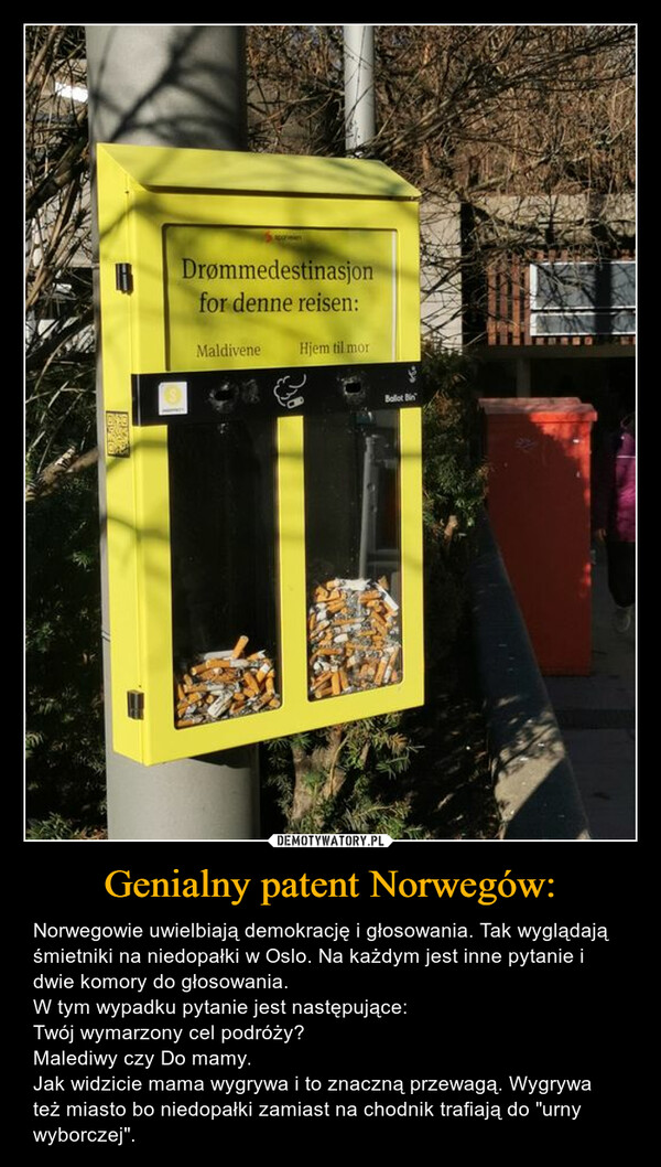 Genialny patent Norwegów: