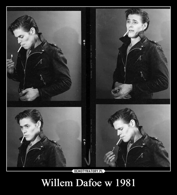 Willem Dafoe w 1981 –  