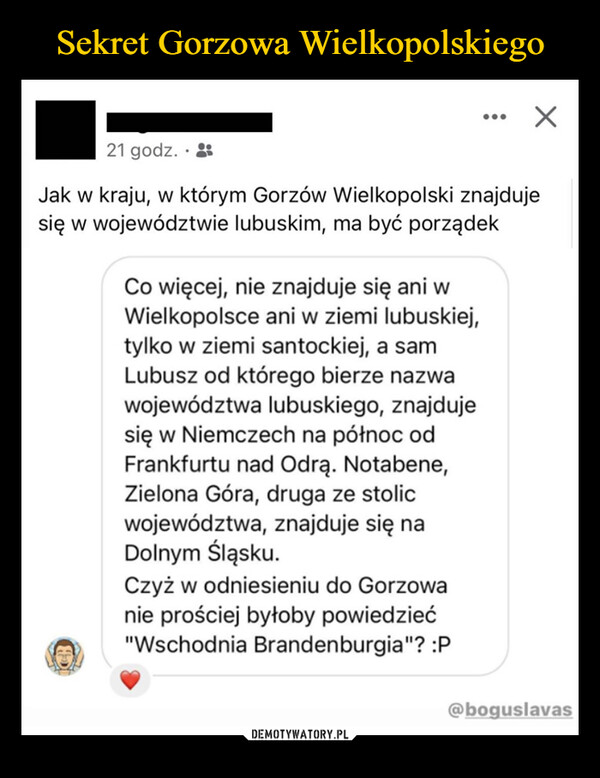  –  Jak w kraju, w którym Gorzów Wielkopolski znajdujesię w województwie lubuskim, ma być porządek