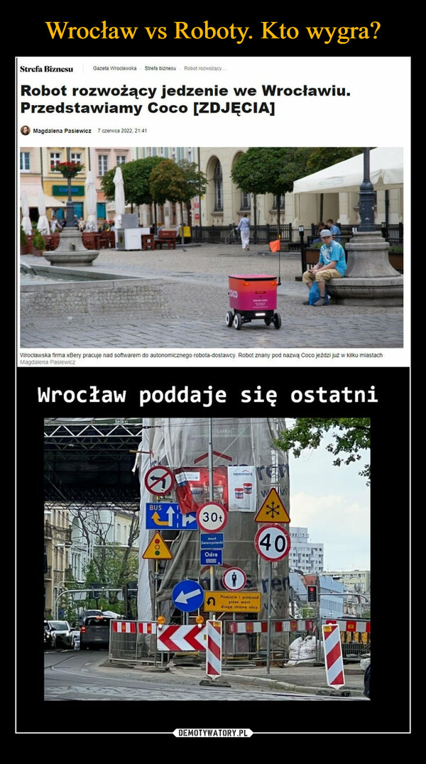  –  Robot rozwożący jedzenie we Wrocławiu.Przedstawiamy Coco [ZDJĘCIA]