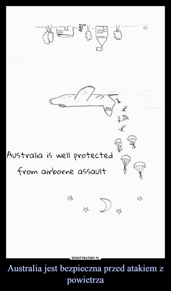 Australia jest bezpieczna przed atakiem z powietrza –  
