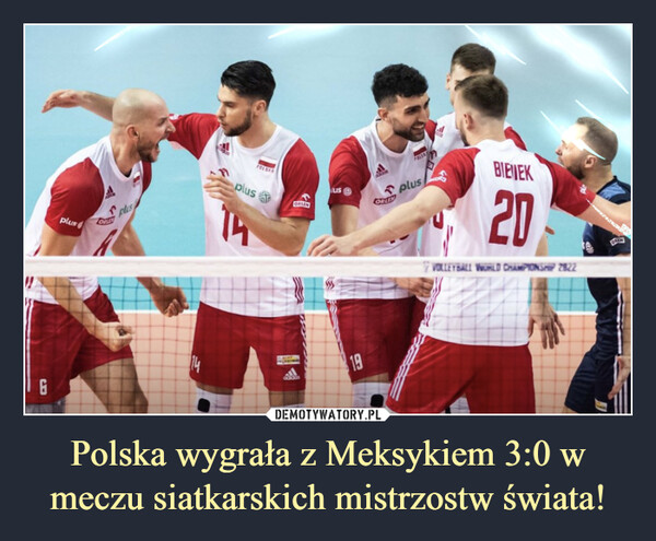 Polska wygrała z Meksykiem 3:0 w meczu siatkarskich mistrzostw świata! –  