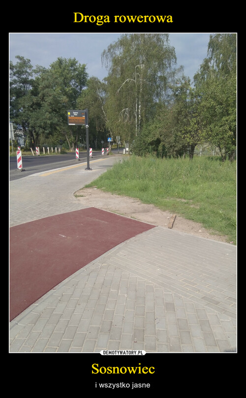 Droga rowerowa Sosnowiec