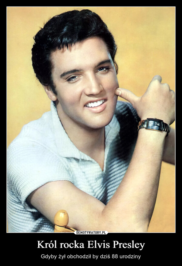 Król rocka Elvis Presley