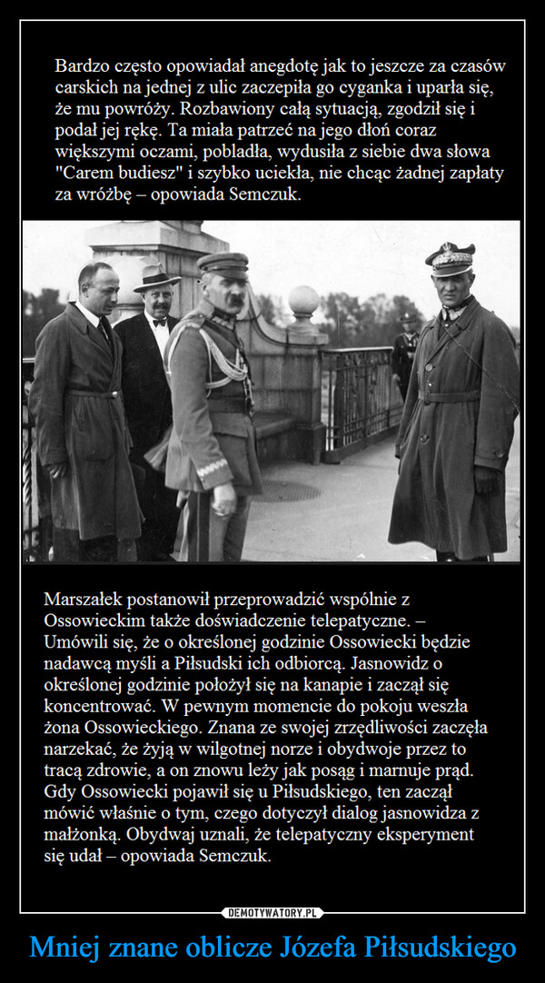 Mniej znane oblicze Józefa Piłsudskiego